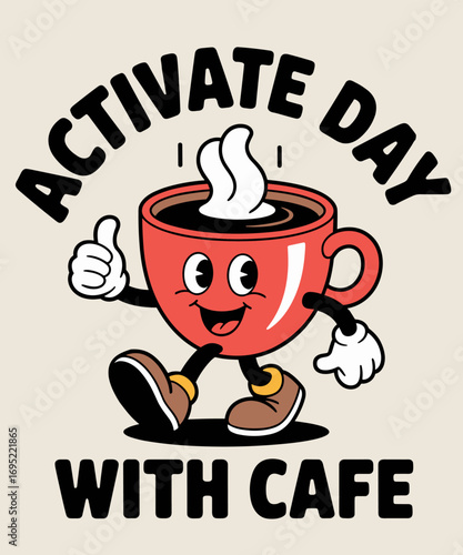 Coffee Funny Activate Day With Cafe