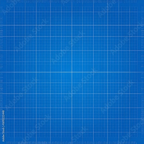 Blue grid paper background