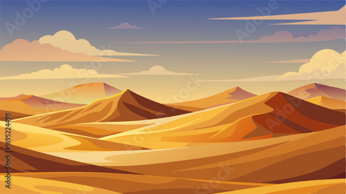 As far as the eye can see the dunes roll on their evershifting shapes creating a landscape that is both serene and daunting.