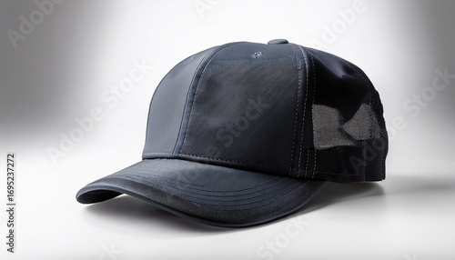 Wallpaper Mural blank cap mock up with white background ideal for branding design presentations and promotional material showcasing headwear options Torontodigital.ca