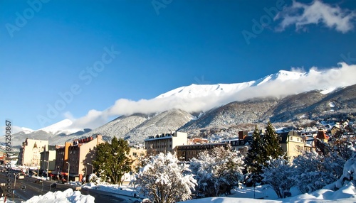 Bansko, Bulgaria: Majestic Pirin Mountains backdrop to a charming town under snow