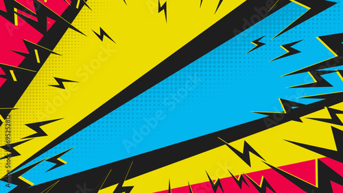 Pop art comic background. Abstract vector illustration