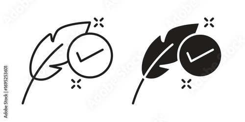 Hypoallergenic tested icon symbol for your web designs. Icon logo, app, UI.