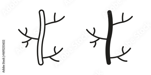 Human artery icon symbol for your web designs. Icon logo, app, UI.