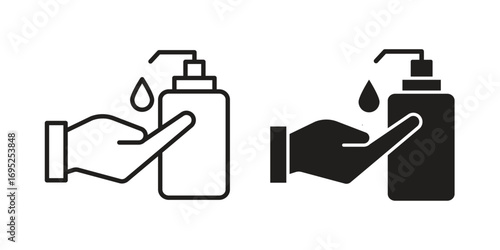 Hand wash icon symbol for your web designs. Icon logo, app, UI.