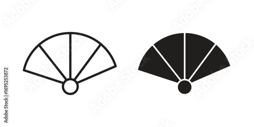 Hand fan icon symbol for your web designs. Icon logo, app, UI.