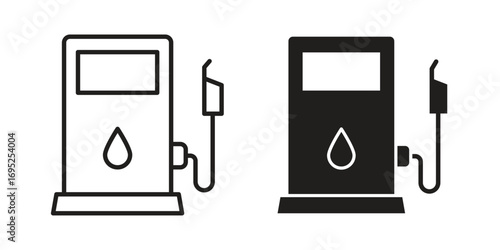 Gas station icon symbol for your web designs. Icon logo, app, UI.