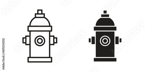Fire hydrant icon symbol for your web designs. Icon logo, app, UI.