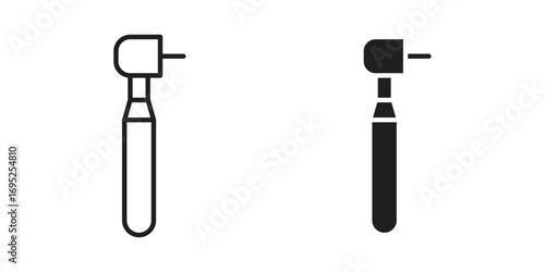 Dental drill icon symbol for your web designs. Icon logo, app, UI.