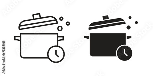 Cooking time icon symbol for your web designs. Icon logo, app, UI.