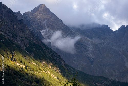 View of the high Tatra mountains