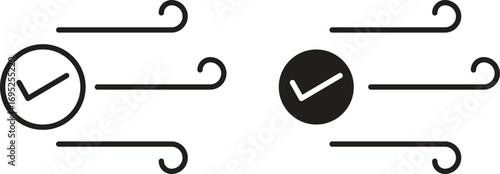 Clean Air icon symbol for your web designs. Icon logo, app, UI.