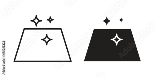 Clean floor surface icon symbol for your web designs. Icon logo, app, UI.