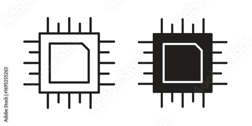Chip icon symbol for your web designs. Icon logo, app, UI.