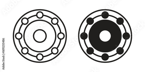 Car bearing icon symbol for your web designs. Icon logo, app, UI.