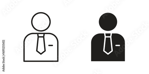 Businessman icon symbol for your web designs. Icon logo, app, UI.