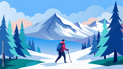 Enjoy the crisp mountain air and peaceful silence as you snowshoe through the quiet forests surrounding the ski resort.
