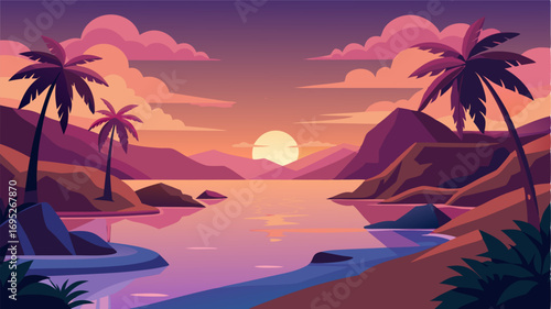 As the day comes to an end the lagoon is transformed into a peaceful oasis bathed in the soft glow of the setting sun and inviting you to savor the beauty of this tropical
