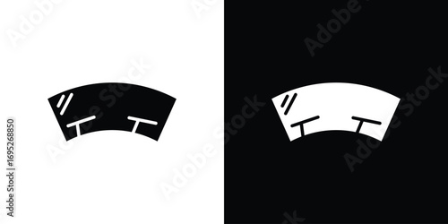 car windscreen icons for graphic and web design projects