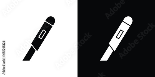 Utility knife icons for graphic and web design projects