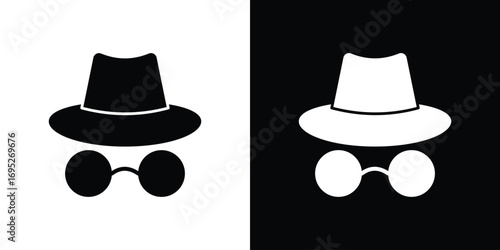 Spy icons for graphic and web design projects