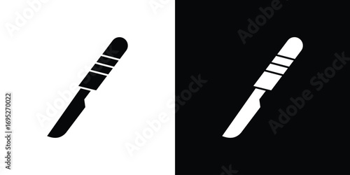 Scalpel icons for graphic and web design projects