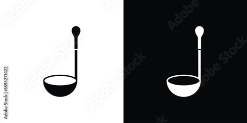 Ladle icons for graphic and web design projects