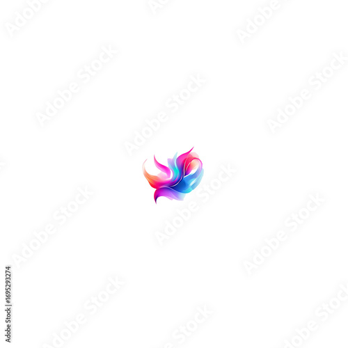 vector illustration of a colorful smoke