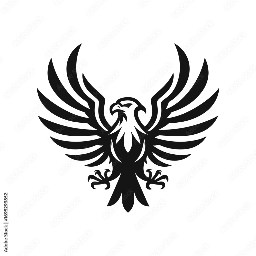Obraz premium eagle logo with wing details