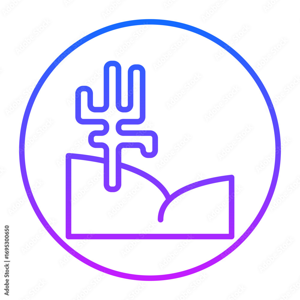 Obraz premium Cactus Vector Icons