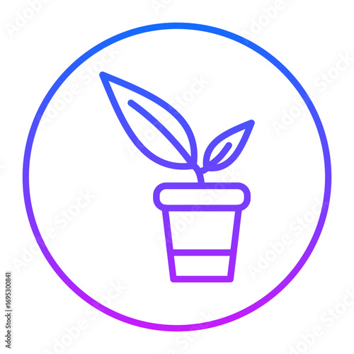 Flower Pot Vector Icons