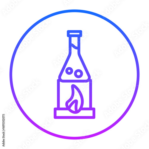 Burning Flask Vector Icons