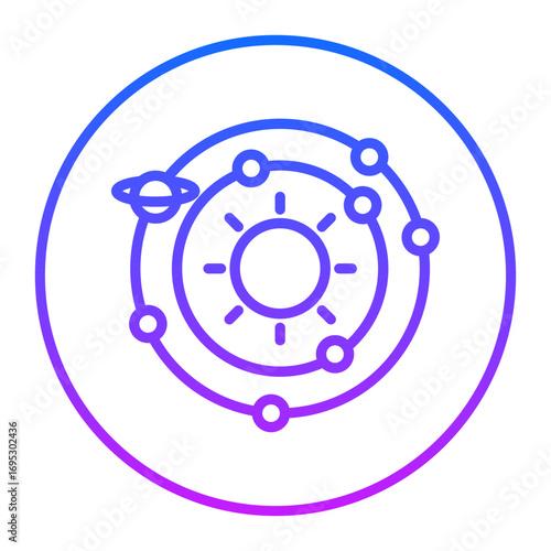 Solar System Vector Icons