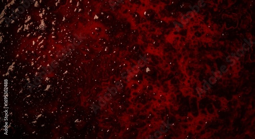 Cinematic Gore: An Intense Abstract of Crime Scene Blood Texture