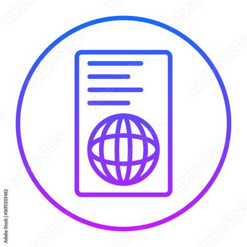 Passport Vector Icons