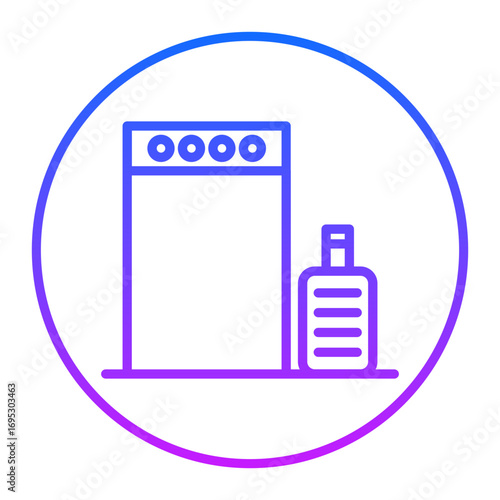 Boarding Gate Vector Icons