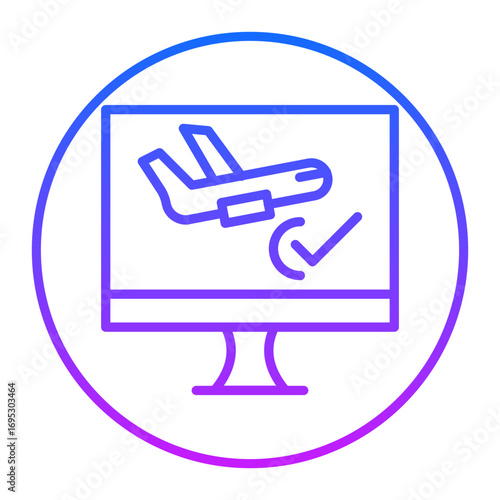 Flight Check In Vector Icons
