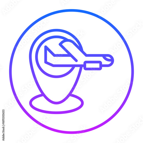 Flight Location Vector Icons