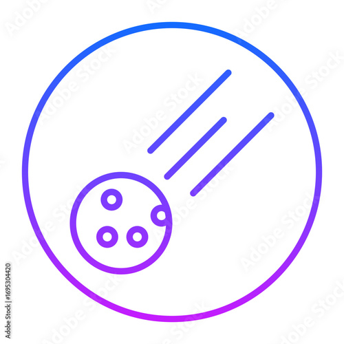 Meteorites Vector Icons