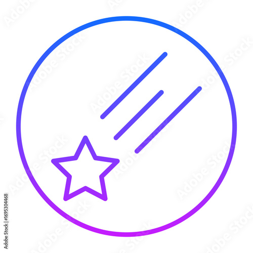 Falling Star Vector Icons