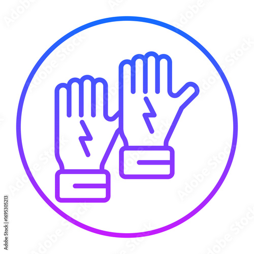 Wired Gloves Vector Icons