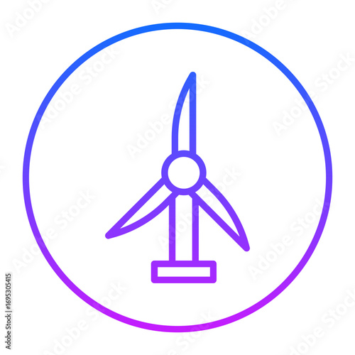 Spring Turbine Vector Icons