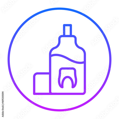 Mouthwash Vector Icons