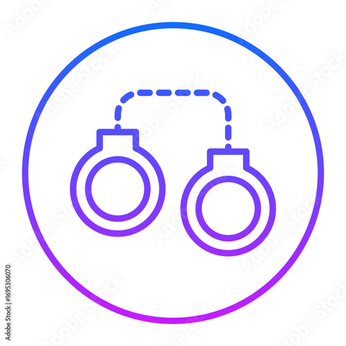 Handcuffs Vector Icons