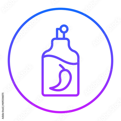 Pepper Spray Vector Icons