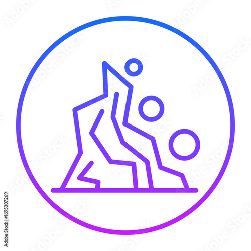Landslide Vector Icons