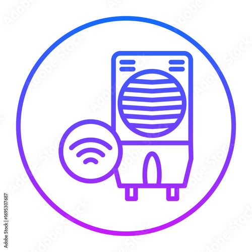 Smart Cooler Vector Icons
