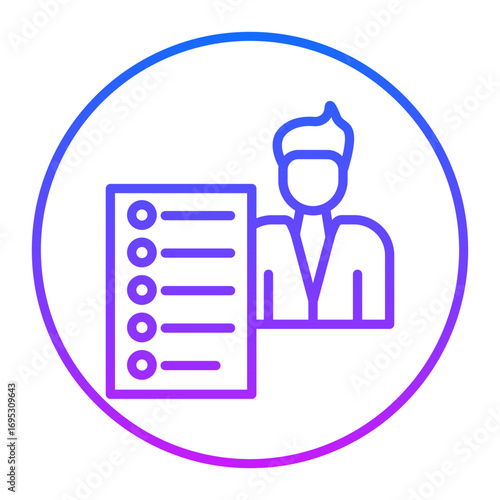 Shop Assistant Vector Icons