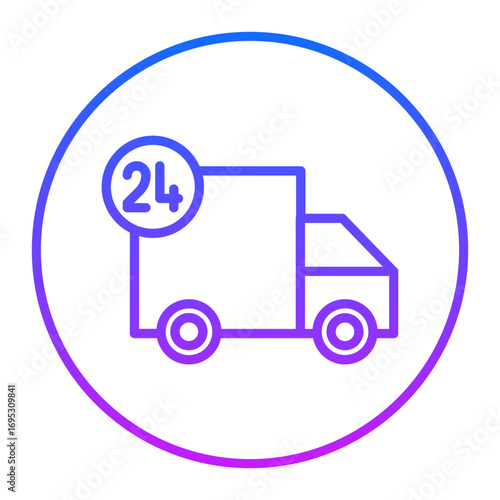 Delivery Truck Vector Icons