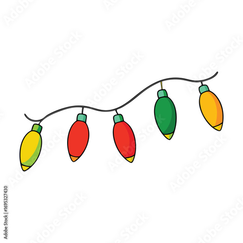 Twinkling Christmas lights brighten the holiday season with colorful glow, spreading warmth, joy, and festive cheer on trees, homes, and streets everywhere.
